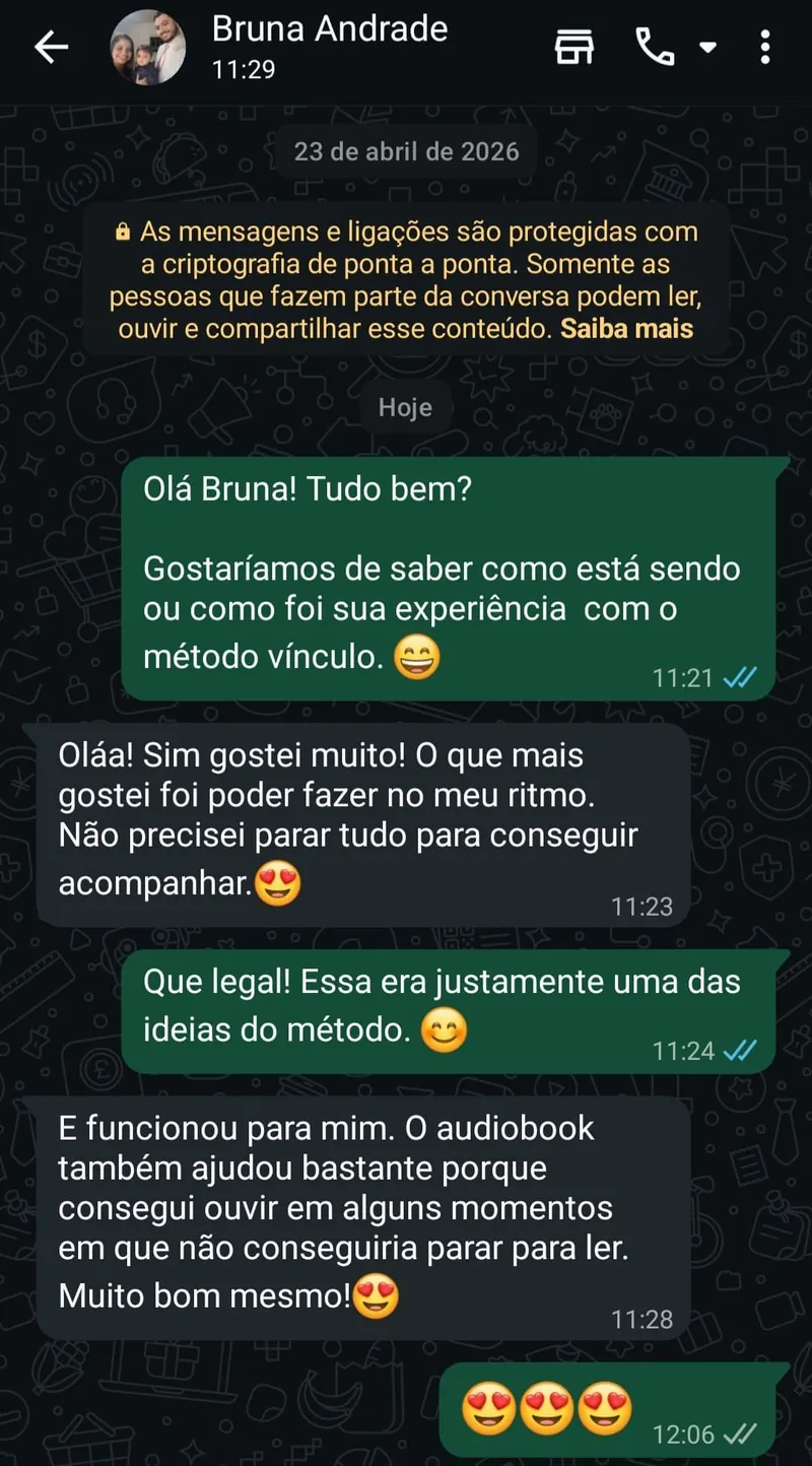 Relato 1 recebido por WhatsApp