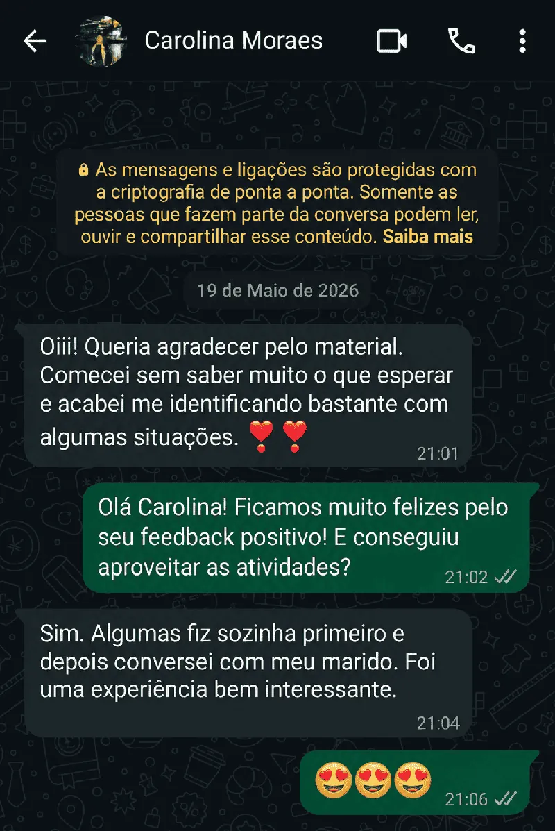 Relato 4 recebido por WhatsApp