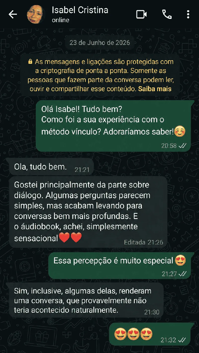 Relato 2 recebido por WhatsApp